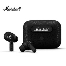 ]MARSHALL] ANCTWS 리얼무선 방수 블루투스 이어폰, 블랙 예약판매 착하 발송, 공식 정품