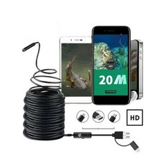 어군탐지 하수관 자동차 C타입 HD 20M 슈퍼롱 하드웨어 강선 스마트폰 내시경카메라, 상세페이지 참조, 1개