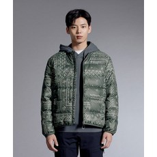 (국내매장판) 디스커버리 남성 픽토르 페이즐리 구스다운 경량패딩 L/KHAKI