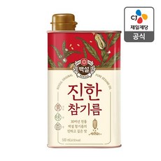 백설 진한 참기름, 500ml, 1개