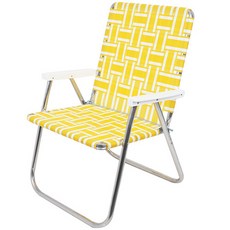 Lawn Chair USA 론체어 매그넘 Yellow & White (MUW2828) MUW2828:1 선택완료