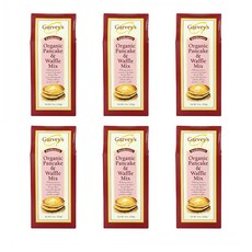 가르비스 팬케이크 와플 믹스 255g 6팩 Garveys Organic Pancake Waffle Mix, 6개