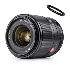  VILTROX 23mm F1.4 자동 초점 렌즈 APS-C 대형 조리개 소니 E 마운트 카메라 블랙 A6500 A6300 A6000 A6400 A6100 A5100 A6600 A7 