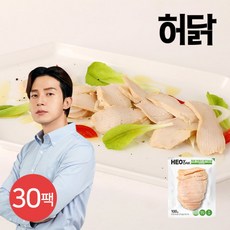 [허닭] 프레시 슬라이스 닭가슴살 오리지널 100g 30팩, 30개