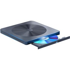 Dainty 외장 블루레이 드라이브 BD 플레이어 읽기쓰기 휴대용 버너 USB 3.0 및 TypeC DVD 3D 호환Win10Mac OS, 중간, 1개