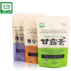 유기농 감로차 20T 3종 / 비건식품 / 유기가공식품 / 달콤한차 / 수국차 / 이슬차 / 현미차, 유기농 구수하고 달콤한차 20T/B, 1개, 1g, 20개입