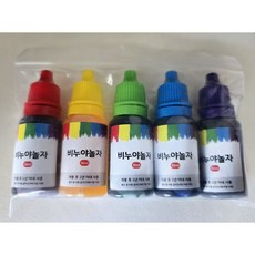 비누야놀자 비누 바스붐 입욕제 슬라임 수용성 색소 5종 세트, 1개 누야놀자 비누 바스붐 입욕제 슬라임 수용성 색소 5종 세트