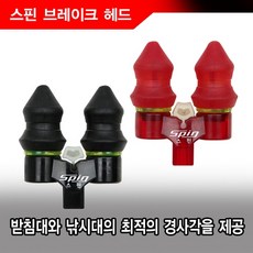 파란낚시 판야레저 스핀브레이크 헤드 블랙 레드 국산 정품 최신형 판야레져, 블랙스핀(튜닝용)