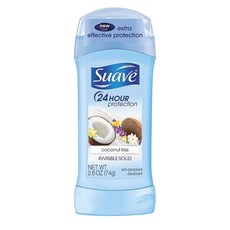 수아브 데오드란트 74g 4팩 코코넛 키스 Suave Deodorant 2.6 Ounce 24Hr Coconut Kiss Invisible Solid, 4개