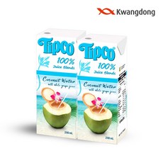 팁코 코코넛워터 혼합주스 200ml 24팩, 24개