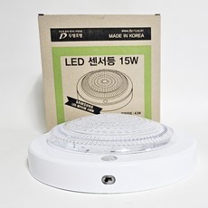 금마LED 원형센서등 15W 주광 백색, 5개
