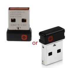 무선 동글 수신기 통합 usb 어댑터 마우스 키보드 연결 6 장치 mx m905 m950 m505 m510 m525 등, 6채널, 02 White, 한개옵션2