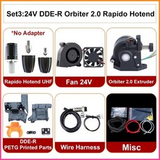 오비터 압출기 프린터용 호환, [03] DDER Orbiter2 Rapido, 03 DDER Orbiter2 Rapido, 1개