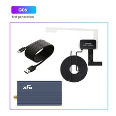 차량용 자동차 핸즈프리 AUX 리시버 송신기 JMCQ DAB 안테나 USB 어댑터 포함 디지털 라디오 튜너 범용 안드로이드 멀티미디어 플레이어용, [03] G06, 1개