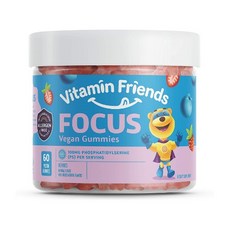 Vitamin Friends Focus Supplement 비타민 프렌즈 어린이용 포커스 서플리먼트 포스파티딜세린 100mg 60정, 1개