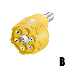고압 세척기 스프레이 노즐 급수 린스 비누 정원 청소 회전, 01 Yellow, 1개