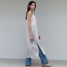 아워코모스 comos 1184 lace layered long dress (cream)