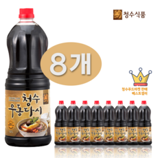 청수 우동다시 1.8L x 8개 1박스 / 대용량 업소용 식자재 우동원액 우동소스