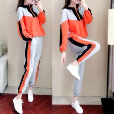 노스페이스여성기모트레이닝세트