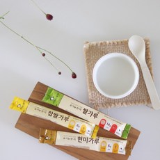 유기농 스틱 아기 쌀가루 찹쌀가루 현미가루, 유기농 현미가루 실..., 1개