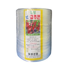 튼튼한 고추끈 1.5kg 오이 토마토 백색 농업용 농사 작물 유인끈, 1개