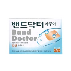 밴드닥터 아쿠아덤 하이드로콜로이드+방수밴드, 일반형, 1개