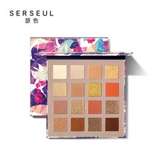 킹덤코리아 아이팔레트 SERSEUL 슬색깔 16 색깔 팔레트 클리터 무광 펄 변색 용사막 로즈 인싸템 핫한, 1, 겉치레 용량 16색 섀도우