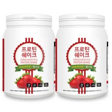 웨이테크 [특가판매] HN뉴트리션 단백질쉐이크 딸기맛 /식사대용 단백질선식, 600g, 2개