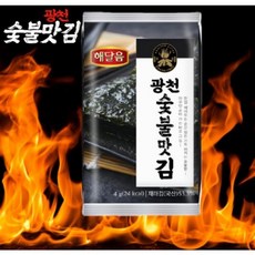 이김어때 해달음광천김 숯불맛김 도시락김, 32개