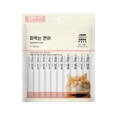 바우와우 무마진 짜먹는 고양이 간식 40p, 연어, 480g, 1개