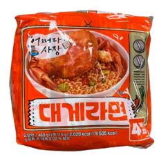 어쩌다사장 대게라면 4개입(460g) x 2개 총 8봉, 8개