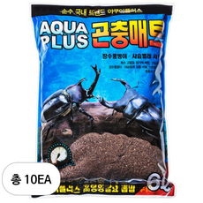 아쿠아플러스 곤충 매트 6 L, 혼합색상, 10개