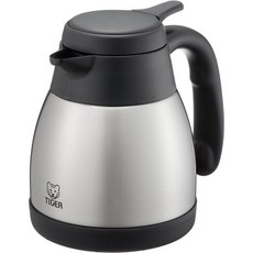 타이거 보온병 보냉 테이블 스텐 포트 600ml 블랙 PWL-B062-XS