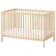 휴대용 접이식 아기침대 다기능 요람 임신 출산선물 IKEA IKEA SNIGLAR 싱글 레이 침대 모던 노르딕 솔리드, 01 자작 나무_01 모으다_01 600mm * 1200mm_01 다른 구조