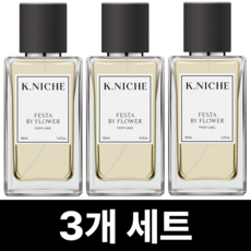 케이니치 페스타 바이플라워 여자향수 오드퍼퓸, 3개, 100ml