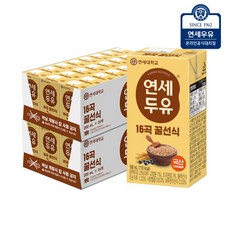 [연세대학교연세두유] 연세두유 16곡 꿀 선식 두유 48팩, 상세 설명 참조, 상세 설명 참조