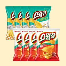 스윙칩 갈릭디핑 60g 4개 + 스윙칩 볶음고추장 60g 4개