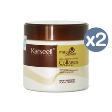 karseell 카셀 콜라겐 마카 에센스 리페어 헤어 트리트먼트 500ml x2, 2개