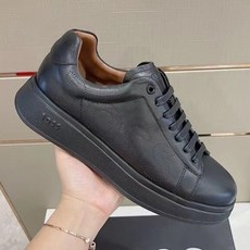 Hugo Boss 남자 키높이 키높이 구두 빅 사이즈 레터링 남자 신발
