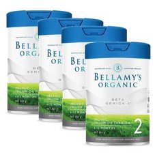 호주 벨라미스 베타 제니카 분유 Bellamys 800g 4팩 2단계