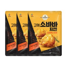고메소바바치킨 소이허니 순살 375g x 3봉, 3개