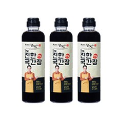 김하진의 참맛있는맛 The 진한 만능 국간장, 560g, 3개