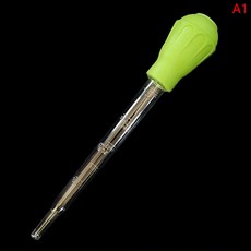 수족관 사이펀 어항 진공 청소기 물 교환기용 간단한 청소 도구 길이 35 ml 40 50ml 29cm, Green, 1개