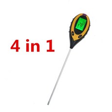 산도계 측정기 당도계 감지 체크34 in 1 토양 pH 토양 테스터 PH 수분 온도 햇빛 강도 측정 분석 산도 알칼리 40 끄기, 협력사, 4 in 1