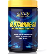 MHP Glutamine SR Immune Health Muscle Recovery MHP 글루타민 SR 면역 건강 근육 회복 근육량 지원 속도 회복 160회 제공, 997.9g, 1개