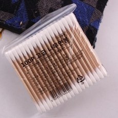 고급 나무면봉 100P (W8A3B88), 본상품선택, 1개, 100개입