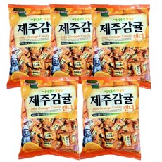 동아제과 제주감귤캔디 300g, 5개