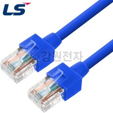 LS전선 NMX-LS510BL CAT.5E UTP 랜 케이블 1m (블루)