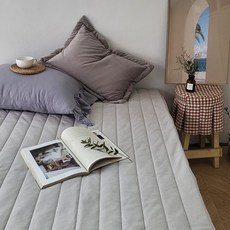 크림온수매트커버