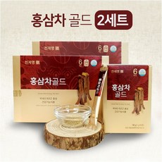 [천제명] 홍삼차골드 100포 2세트, 3g, 100개입, 2개